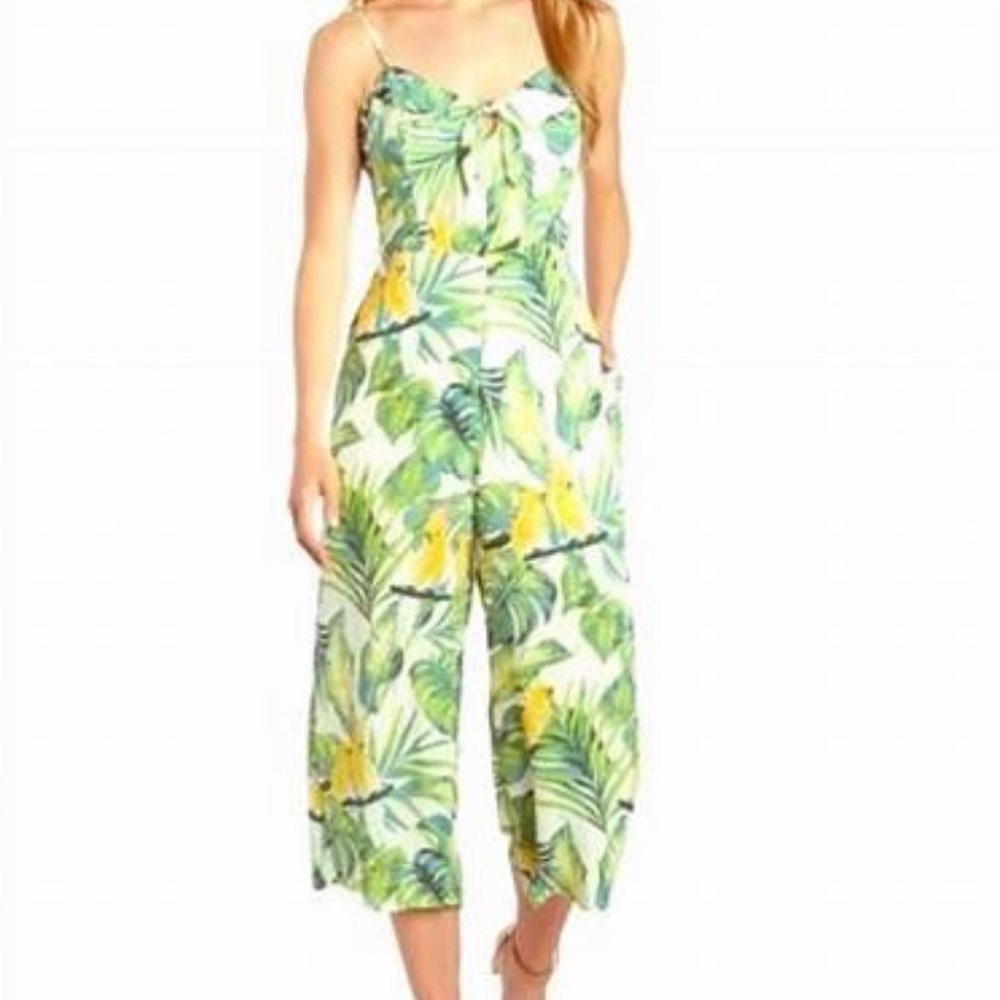 Anthropologie Tropical Jumpsuit